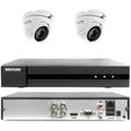 Kit videosorveglianza Hikvision cloud dvr 4 canali 2 telecamere 4MP hd 1 tb