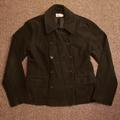 J. Crew Jackets & Coats | J. Crew Cotton Pea Coat Jacket Coat Black 10 | Color: Black | Size: 10