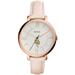 Women's Fossil Pink Marquette Golden Eagles Jacqueline Date Blush Leather Watch