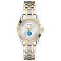 Women's Bulova Silver SUNY Fashion Institute of Technology Tigers Classic Two-Tone Round Watch