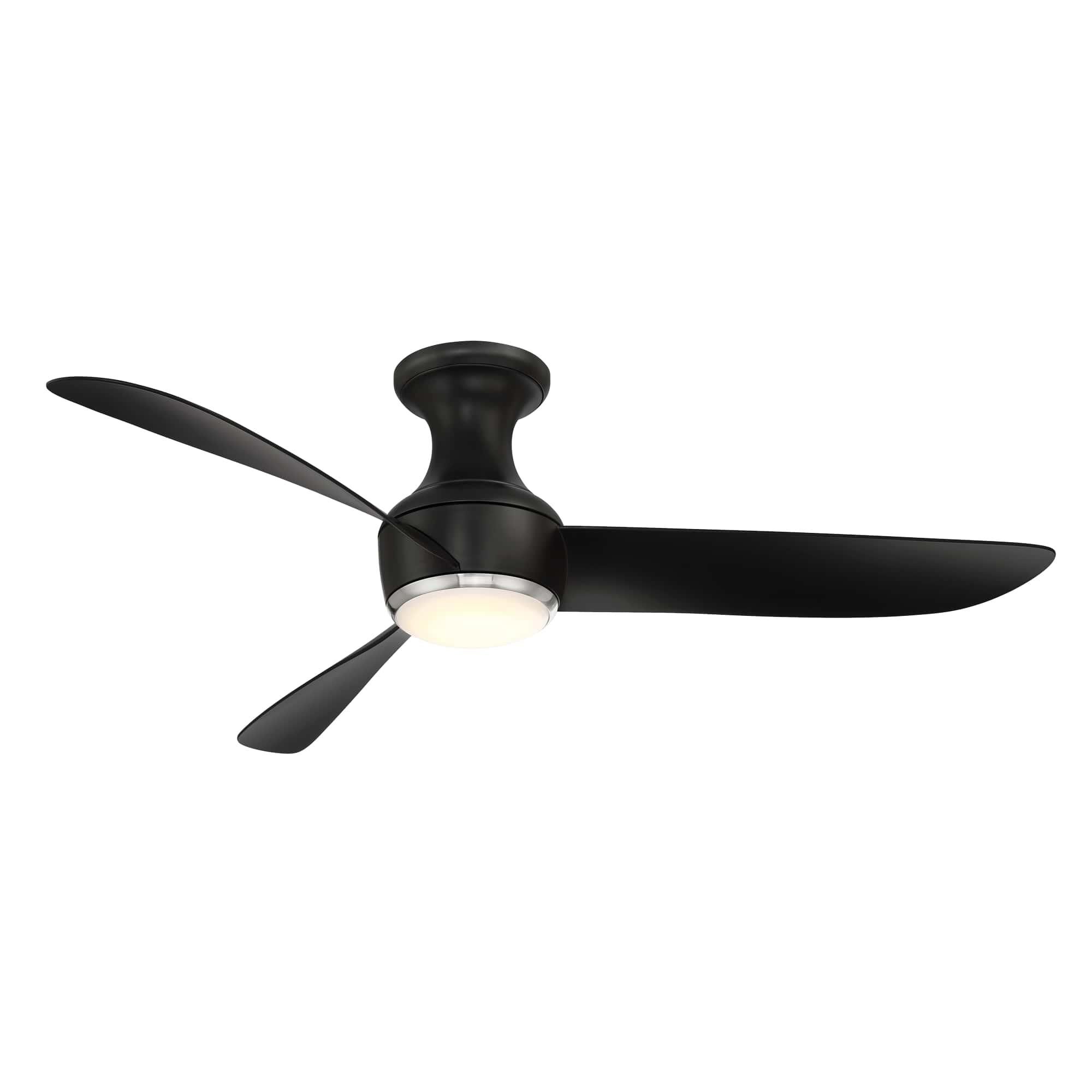 Modern Forms Corona Outdoor Rated 52 Inch Flush Mount Fan with Light Kit - FH-W2203-52L-BN/MB