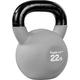 22kg Kettlebell Kugelhantel gusseisen neopren grau - Movit