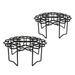 Cocoyard Heavy Duty Metal Potted Plant Stand, Set of 2, 13.5" x 5.9"H