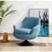 SAFAVIEH Couture Citine Velvet Swivel Accent Chair - 31.1" W x 32.3" L x 29.5" H