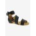 Wide Width Women's Nambi Sandal by Bellini in Black Smooth (Size 7 W)