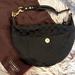 Coach Bags | Coach Leather And Cloth Hobo Shoulder Bag | Color: Black | Size: Os