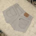 Levi's Shorts | Levi's Vintage 505 High Rise Cut Off Denim Shorts | Color: Gray | Size: 29