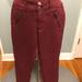 American Eagle Outfitters Pants & Jumpsuits | American Eagle Outfitters Size 8 Burgundy Skinny Crop Pant | Color: Purple/Red | Size: 8