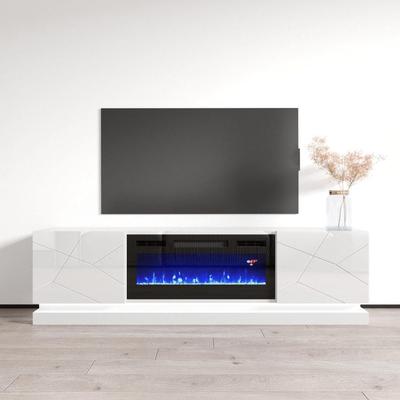Shu BL-EF Electric Fireplace 71" TV Stand
