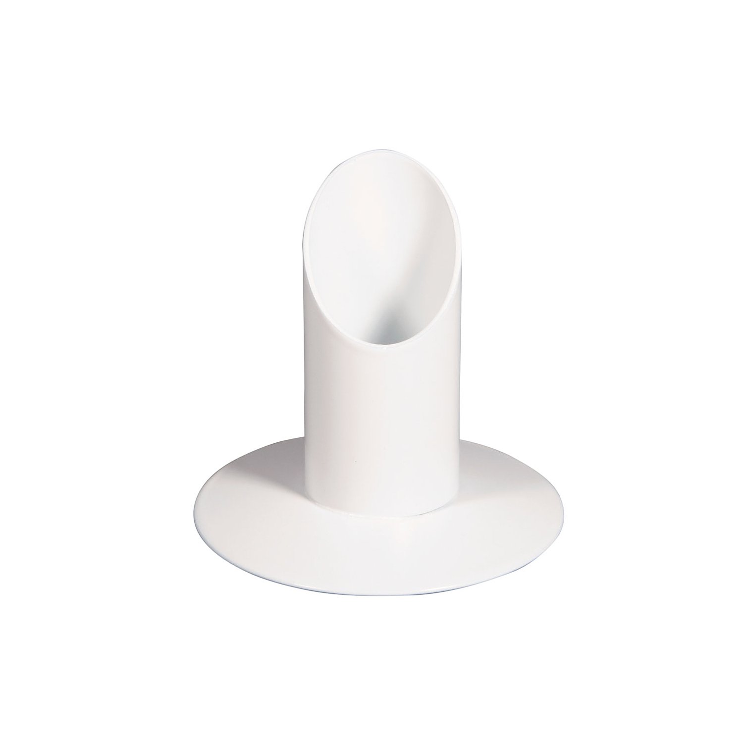 Kerzenhalter weiß, Metall, 3 cm Ø Image