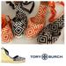 Tory Burch Shoes | Authentic Tory Burch Clubhouse Geometric Lace-Up Espadrille Wedges (36) | Color: Blue | Size: 5.5