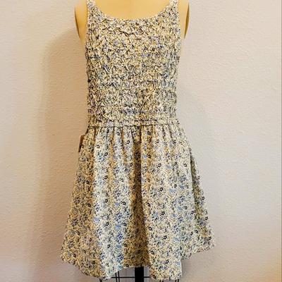 Free People Dresses | Free People Nwt Small Tea Combo Blue Green Flower Dress | Color: Blue/Green | Size: S