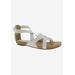 Women's Nobu Sandal by Bellini in White Pebbled (Size 8 M)