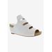 Women's Whit Wedge Sandal by Bellini in White Smooth (Size 6 1/2 M)