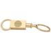 Gold Wellesley Blue Team Logo Two-Section Key Ring