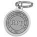 Silver Rochester Institute of Technology Tigers Team Logo Split-Wire Key Ring