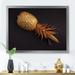 East Urban Home Gold Painted Tropical Fruits on Black II - Print on Canvas Metal | 30 H x 40 W x 1.5 D in | Wayfair