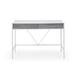 Loft Lyfe Desk w/ 2 Storage Drawers Wood/Metal in Gray/White | 25.25 H x 43.3 W x 21.7 D in | Wayfair LDK338-09GR-WR