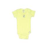 Gerber Short Sleeve Onesie: Green Bottoms - Kids Girl's Size 8