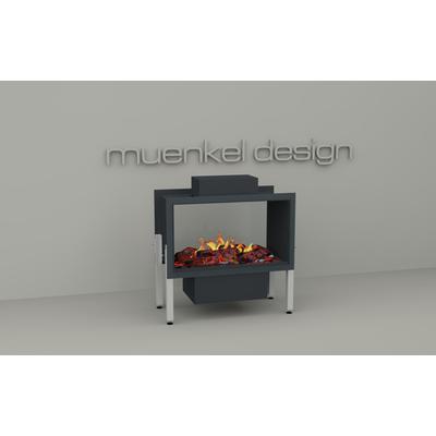 muenkel design e-tunnel PRO wood 800 [Opti-myst Elektrokamineinsatz]: Tank - Mit Glasscheibe (einseitig) - 2.000 Watt He