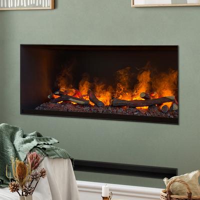 muenkel design wall fire electronic PRO [Opti-myst Elektrokamineinsatz Wandeinbau]: 1100 mm - ohne Dekoholz - Ohne Heizung - Tank