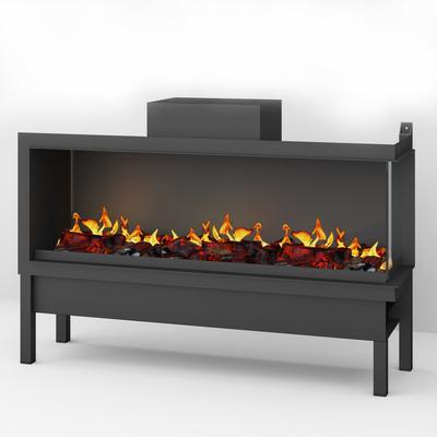 muenkel design wall fire electronic PRO FR 1610 [Opti-myst Elektrokamineinsatz Wandeinbau]: Glas halbhoch, umlaufend - m