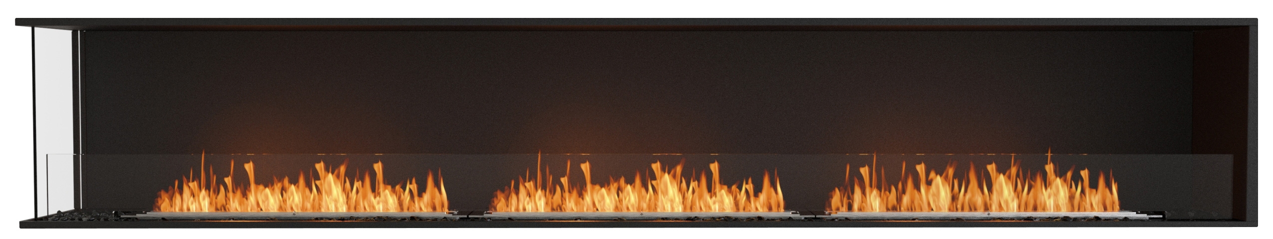 EcoSmart Flex - Front + links offen [Ethanol Einbau Gehäuse]: Flex122 - ohne Holzbox