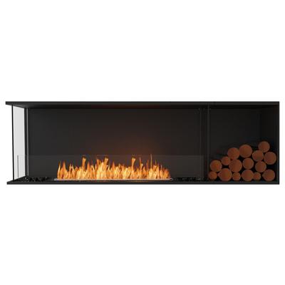 EcoSmart Flex - Front + links offen [Ethanol Einbau Gehäuse]: Flex68 - Holzbox rechtsseitig Image