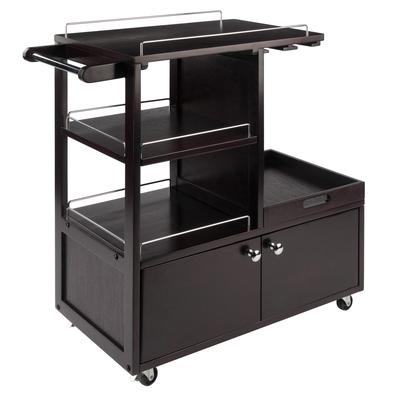 Galen Entertainment Cart, Espresso - 34.25 x 16.77...