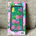 Lilly Pulitzer Cell Phones & Accessories | Lilly Pulitzer Pineapple Shake Pink/Green Glitter Bomb Apple Iphone X/Xs Case | Color: Green/Pink | Size: X/Xs