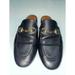 Gucci Shoes | Gucci Princetown Mules Slides Flats Leather Black 35 | Color: Black | Size: Gucci 35