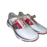 Nike Shoes | Nike Fi Impact Golf Shoes Women's Size 8 Pink White Spikeless | Color: Pink/White | Size: 8