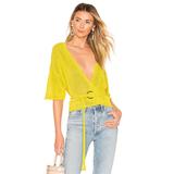 Free People Sweaters | Free People ‘Oh Hello Cardi’ In Yellow Size Xs Nwt | Color: Gold | Size: Xs