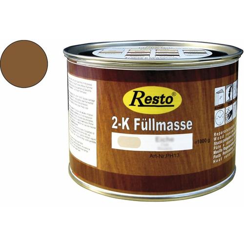 2K Füllmasse inkl. Härter Holz-Spachtelmasse lackierbar 1 kg Nussbaum – Resto