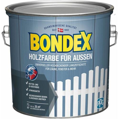 Bondex – Holzfarbe für Aussen Lichtgrau / ral 7035 2,5l – 440601