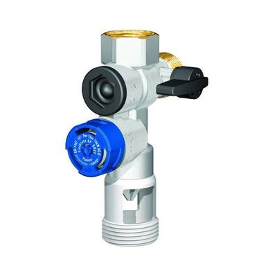 Sicherheitsgruppe flamco 20x27: Gerader Ablauf, vertikale Verbindung Image