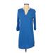 Old Navy Casual Dress - Shift: Blue Solid Dresses - Women's Size Small