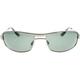 Dirty Dog 52761 52761 Gunmetal/Green Ace Pilot Sunglasses Polarised Fishing,