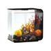 FLOW 30 Black Aquarium with Standard Light, 8 Gallon