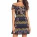 Anthropologie Dresses | Anthropologie Foxiedox Embroidered Lace Dress | Color: Black/Blue | Size: 4