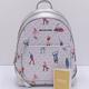 Michael Kors Bags | Michael Kors Jet Set Girls Adina Medium Backpack Bright White Silver Multi | Color: Pink/White | Size: Medium