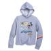 Disney Tops | Disney Womens ‘71 Mickey Mouse & Cinderella Castle Pullover Hoodie Size Medium | Color: Gray | Size: M