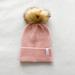 Anthropologie Accessories | Lively Faux Fur Pom Pink Beanie | Color: Brown/Pink | Size: Os