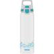 SIGG Total Clear ONE MyPlanet™ Aqua Trinkflasche (0.75 L), BPA-freie und auslaufsichere Trinkflasche, bruchfeste Sport Trinkflasche aus Tritan mit Fruchtfilter