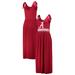 Women's G-III 4Her by Carl Banks Crimson Alabama Tide Game Over Scoop Neck Maxi Dress