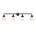 Innovations Lighting Bruno Marashlian Bell 42 Inch 4 Light Bath Vanity Light - 215-BK-G513-LED