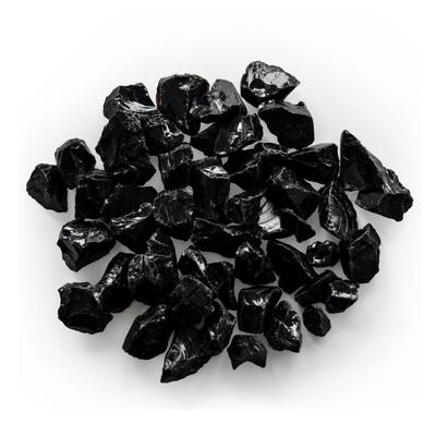 Noble Flame crushed glass: black darkness / Saphirschwarz [dekoratives crushed glass]: ELLASON 740 / 1040