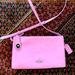 Coach Bags | Coach Double Zipper Cross Body Bag. Gently Used. | Color: Pink/Silver | Size: Provided In The Pictures.