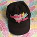 Disney Accessories | Disney Tinker Bell Baseball Cap Hat | Color: Black/Pink | Size: Os