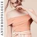 Anthropologie Tops | Anthropologie Deletta Ponte Off The Shoulder Top Sz Xs | Color: Cream/Pink | Size: Xs